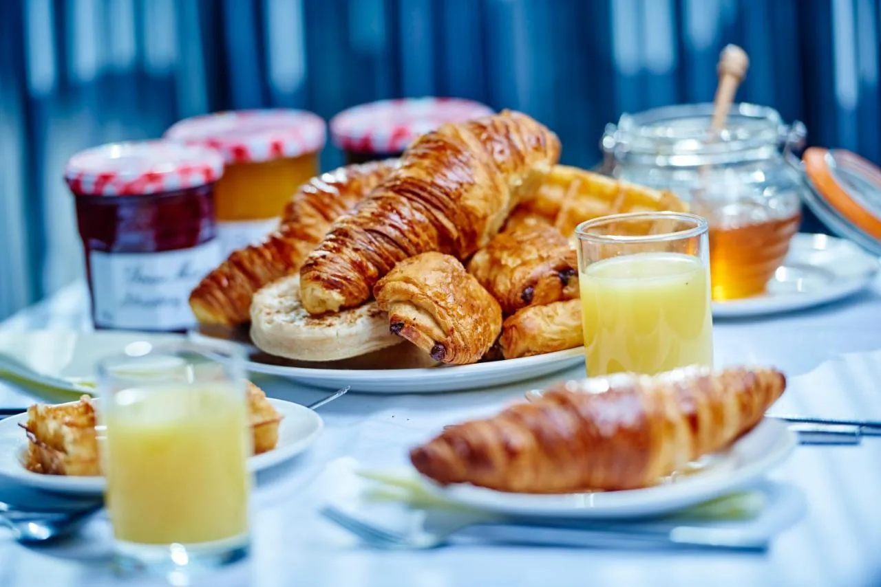 Pastries and juice